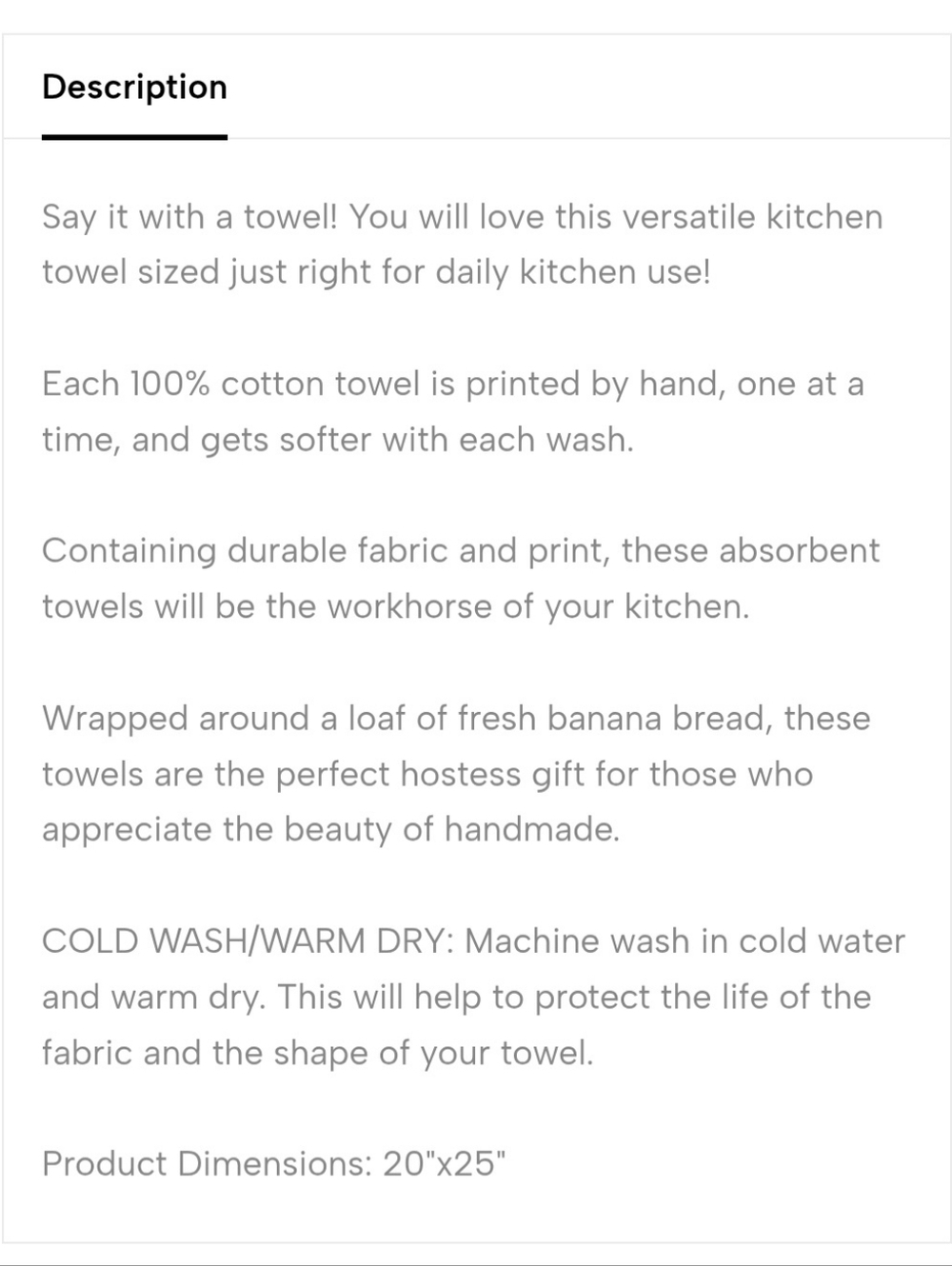 New!Tea Towel with 'SUN SALT SURF SAND' Text - Picture 3 of 3